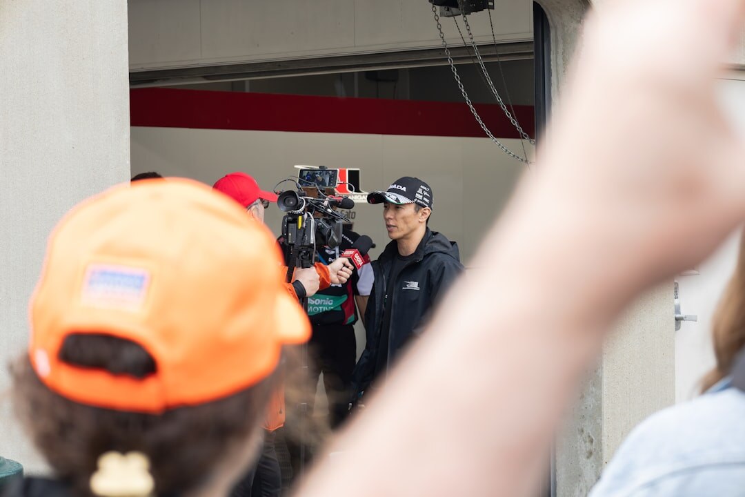 group of reporters at event