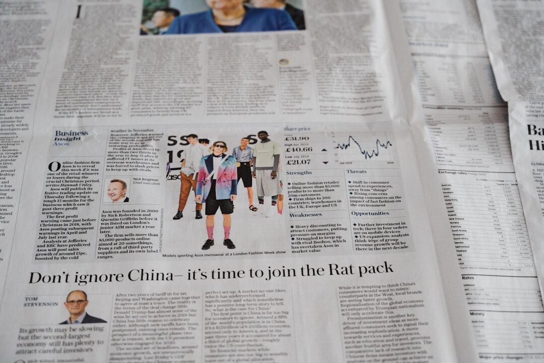 newspaper headlines about business