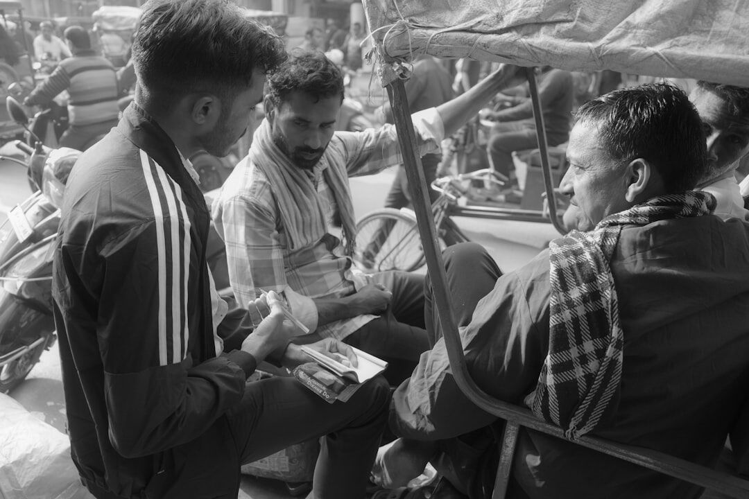 actors discussing script