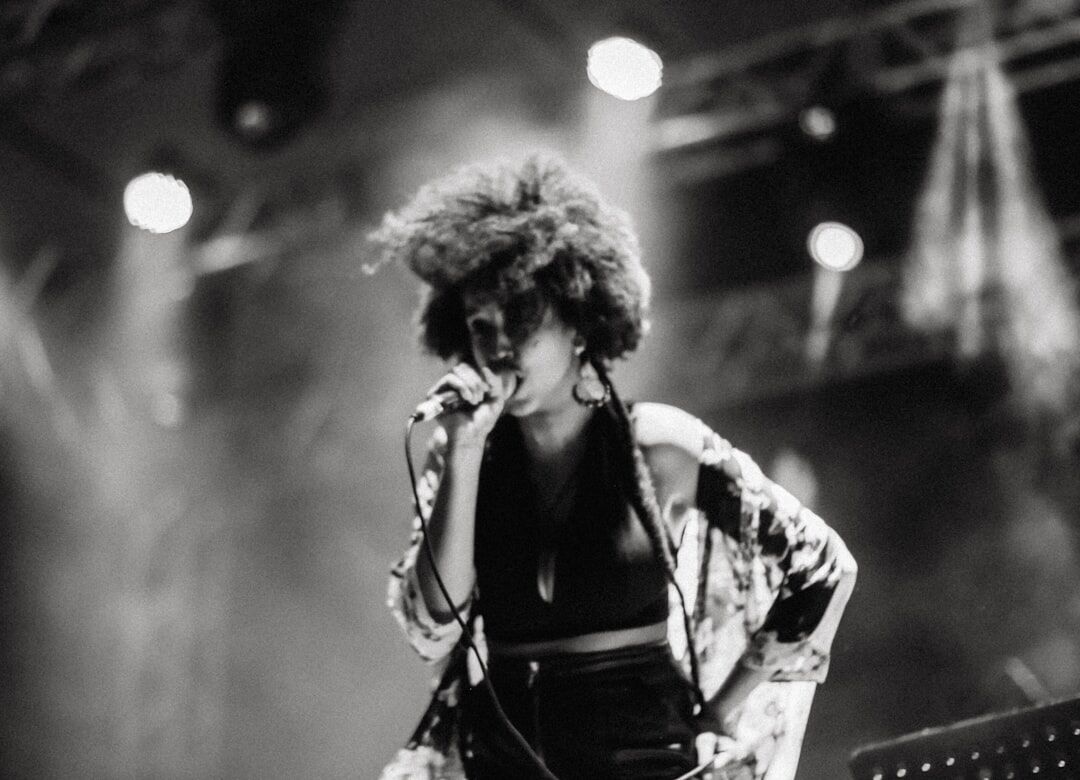 international singer performing on stage